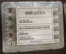 Lot of 10 OSIOptics 1000BASE-T SFP RJ45 Module SFP-T-OSI 1G Copper Transceiver picture