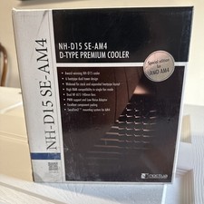 New Noctua NH-D15 SE-AM4 D-Type Premium CPU Cooler Brown 140mm Fan-Never Opened  picture