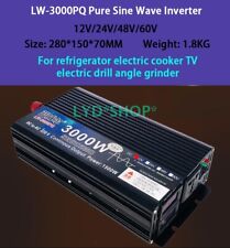 DC12V 24V 48V 60V To AC 220V LW-3000PQ Pure Sine Wave Inverter 3000W Brand New picture
