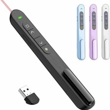 QUI Presentation Clicker for Powerpoint, RF 2.4Ghz USB Wireless Presenter Remote picture