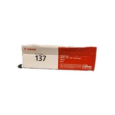 Genuine Canon 137 Black Laser Printer Toner Cartridge Sealed OEM Damaged Box picture