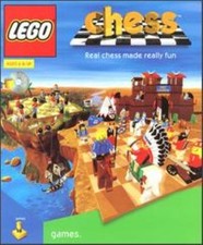 Lego Chess PC CD medieval build blocks themed strategy computer board kids game picture