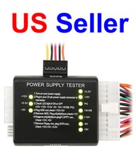 PC Computer 20/24 Pin Power Supply Tester With PSU ATX SATA HDD Connectors picture