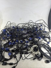Bulk Lot of  68 VGA  Various Monitor Cables Adapters picture