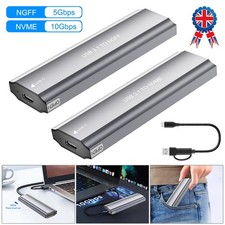 M.2 NVMe & NGFF SATA SSD to USB3.1 External SSD Reader Converter Adapter NEW picture