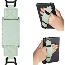 Universal Tablet Hand Strap Holder Swivel PU Leather Handle Grip w Elastic Belt picture