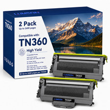 TN360 2Pack Toner Cartridge High Yield ForTN-360 MFC-7340 7840W DCP-7040 HL-2140 picture