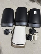 Netgear Orbi RBRE960 Router Quad-Band WiFi 6 6E 960 Near Mint + 3 Satellites picture