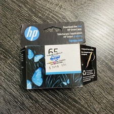 HP Genuine 65 Black Ink Cartridge 07/2023 New Open Box picture