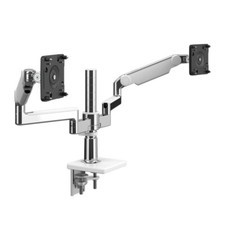 Humanscale Mflex M2.1 White with Polished finish Dual Monitor Arm with Mconnect  picture