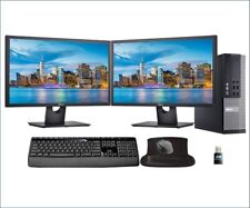 Dell Desktop Computer PC i7, 32GB RAM, 1TB SSD, Window 10, WIFI, 19-22in Monitor picture