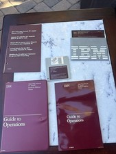 Vintage IBM Token-Ring Network PC Adapter Manuals Guide to Operations & 3.5