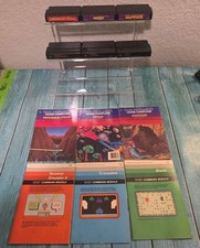 🔥Lot Of 6 Texas Instruments TI-99/4A Home Computer Cartridges W/Manuals🔥 picture