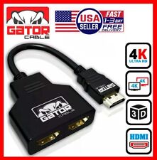 4K HDMI 2.0 Cable Splitter Switch UHD HDTV Switcher Signal Split 1 In To 2 Out picture