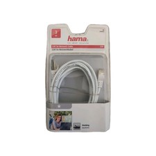 Hama CAT-5e network cable 3.0m STP patch cable gold-plated Gigabit Ethernet White picture
