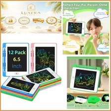 LCD Writing Tablet 12 Pack 6.5 Inch Doodle Board Drawing Pad Erasable Reusable picture