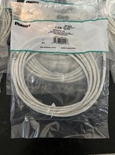 LOT OF 5 PANDUIT PATCH CORD WHITE CAT 5E CLASS D 14 FOOT NEW picture
