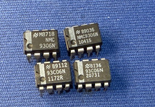 93C06N NSC 93C06 256-Bit Serial CMOS EEPROM 8-PIN DIP VINTAGE NOS RARE QTY-1 picture