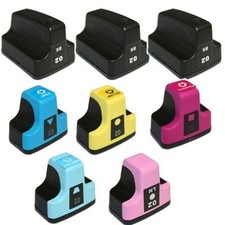8P Ink Cartridges Comp For HP02 #02 PhotoSmart C7180 C7280 D7460 D7160 C8150 picture