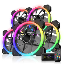 RGB Dual Ring 120Mm Case Fans,5V Motherboard Sync,Speed picture