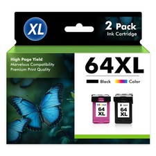 64 XL Ink Cartridge for HP 64XL ENVY 5542 6255 6258 7130 7132 7164 7855 7858 lot picture