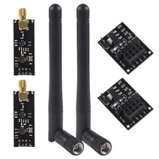 2Pcs NRF24L01+PA+LNA RF Wireless Transceiver Module with SMA Antenna 2.4G... picture