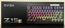 EVGA Z15 Mechanical Gaming Keyboard RGB Backlit Linear Switch USB Wired New picture