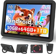 DMOAO 10.1 Inch Kids Tablet Android 15-30GB RAM+64GB ROM(1TB Expandable), Octa.. picture