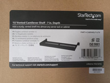 StarTech 1U Vented Cantilever Shelf w/ 7in Depth for Server Cabinets picture