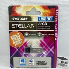 NEW Patriot STELLAR 32GB USB 3.0/USB OTG Flash Drive For Smartphones - Compact picture