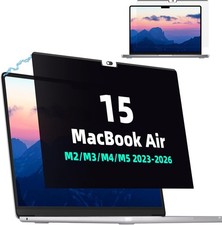 Magnetic Privacy Screen Protector for 15 Inch MacBook Air - Anti Glare Filter picture