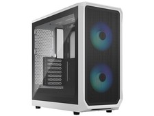 Fractal Design Focus 2 RGB White ATX mATX Mini ITX Clear Tinted Tempered Glass picture
