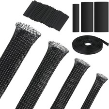 65.6 Ft Expandable Braided Cable Sleeve Multi Size Braided Wire Sleeve with 120 picture