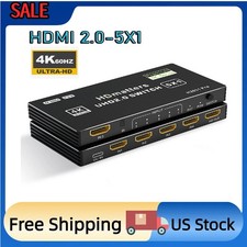4K 60Hz HDMI 2.0 Switch 3X1 4X1 5X1 Switcher Box HDR 4K CEC  For PS5 Xbox HDTV picture