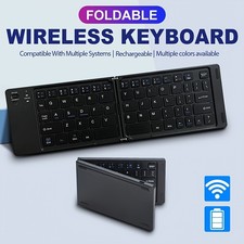 Portable Foldable Bluetooth Keyboard And Mouse Set , Portable Wireless picture