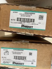 Panduit NetKey NK6X88MIW Cat6a Keystone Jack White Module (Qty 50)  picture