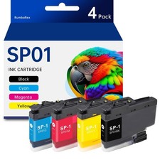 SP01 SP1 Sublimation Ink Cartridge 4-Pack (Black Cyan Magenta Yellow) picture