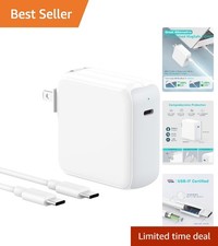 Universal 70W USB-C Charger with LED Indicator & 6.6FT Cable for Apple Devices picture