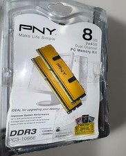 PNY 8GB 2x4GB Dual Channel PC Memory Kit DDR3 PC3-10666 picture