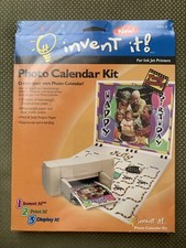 invent it Photo Calendar Kit For Ink jet Printers 15 Sheets Spiral Binding NEW picture