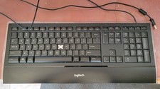 Logitech K740 Illuminated Keyboard Slim USB Wired Backlit Y-UY95  Works No J Key picture