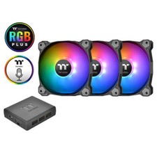 Thermaltake Pure Plus12 120mm TT Premium RGB Fan, 3 x Fan, CL-F063-PL12SW-A picture