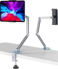 Tablet Arm Mount with Super Grip, Adjustable Foldable Holder & Heavy Duty Alumin picture