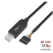 USB to TTL Serial Cable 3.3V 6 Pin UART Adapter Genuine FTDI 3ft 6 pin 3.3V picture
