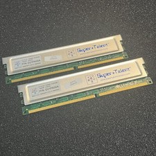 2pcs Super Talent D21PA56A 256MB DDR 266MHZ PC2100 184-PIN MEMORY picture