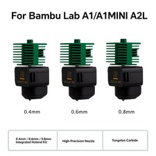 Upgrade Integrated Tungsten steel Nozzle Hotend For Bambu Lab A1/A1MINI A2L picture