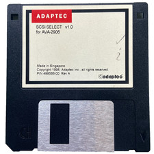 Adaptec SCSI Select AVA-2906 v1.0 Software Drivers 1998 499566-00 Vintage PC picture