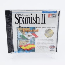 Multimedia Spanish II 2 Achieve Spanish Fluency Now Pro One (PC CD Rom, 1996) picture