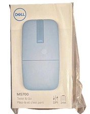 Dell MS700-BL-R-NA Bluetooth Travel Mouse Quiet Click Misty Blue NEW SEALED picture