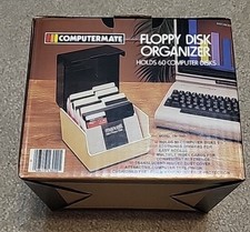 Computermate Floppy Disk Organizer In Original Box - New picture